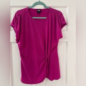 INC International Concepts Fuchsia Blouse